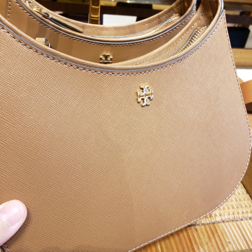 NWT!!! TORYBURCH EMERSON SHOULDER BAG (BROWN) - Picture 3 of 8